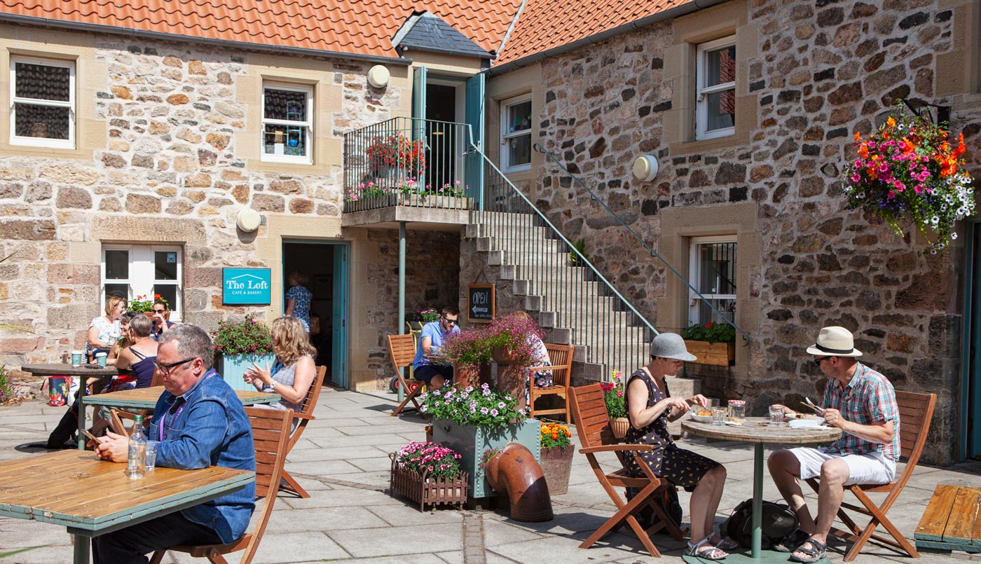 The Loft Bakery courtyard 